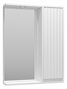 Зеркало-шкаф Brevita Balaton 65 правый белый