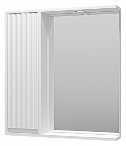 Зеркало-шкаф Brevita Balaton 75 левый белый