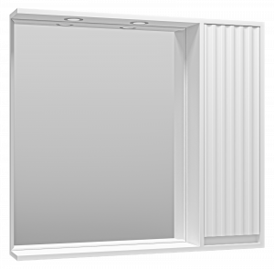 Зеркало-шкаф Brevita Balaton 90 правый белый