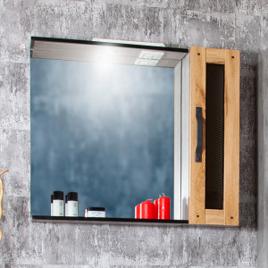 Зеркало-шкаф Бриклаер Лофт 80