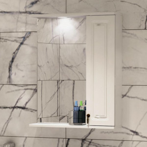 Зеркало-шкаф Corozo Элегия Ретро 60 бронза