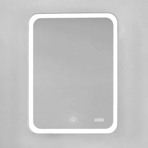 Зеркало-шкаф Jorno Bosko 60 с подсветкой и часами