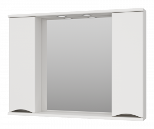 Зеркало-шкаф Misty Атлантик 100 белый