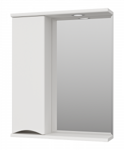 Зеркало-шкаф Misty Атлантик 60 левый белый