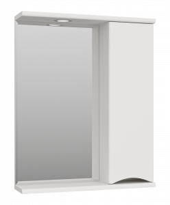 Зеркало-шкаф Misty Атлантик 60 правый белый