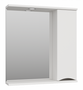 Зеркало-шкаф Misty Атлантик 70 правый белый
