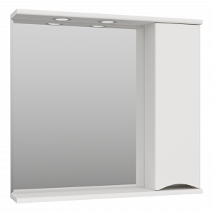 Зеркало-шкаф Misty Атлантик 80 правый белый