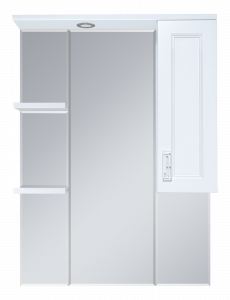 Зеркало-шкаф Misty Дива 75 со светом правый