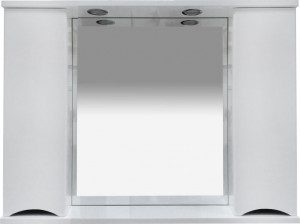 Зеркало-шкаф Misty Элвис 105 белый