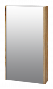 Зеркало-шкаф Misty Ива 45 левый каштан