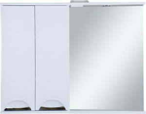 Зеркало-шкаф Misty Куба 105 L, с подсветкой