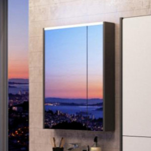 Зеркало-шкаф Roca Ronda 60 белый глянец, антрацит