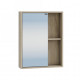 Зеркало-шкаф СанТа Прима 50 дуб светлый — рис. 1