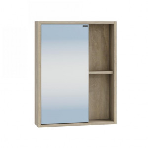 Зеркало-шкаф СанТа Прима 50 дуб светлый