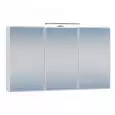 Зеркало-шкаф СанТа Стандарт 120 фацет, свет
