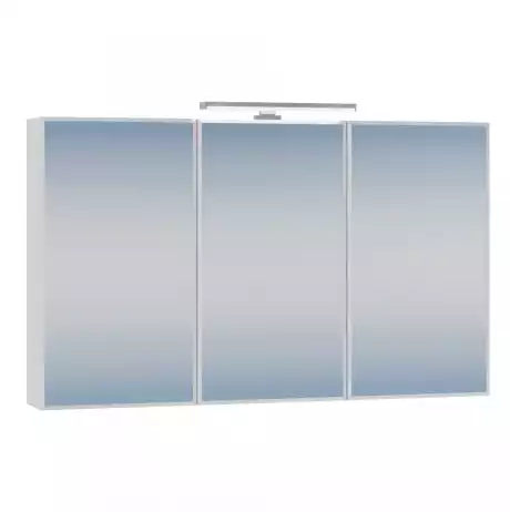 Зеркало-шкаф СанТа Стандарт 120 фацет, свет