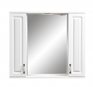 Зеркало-шкаф Stella Polar Кармела 90 С ольха белая