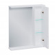 Зеркало-шкаф Volna Lake 60 с LED подсветкой правое белый — рис. 2