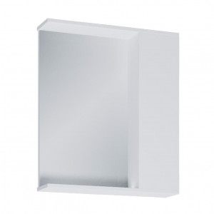 Зеркало-шкаф Volna Lake 60 с LED подсветкой правое белый