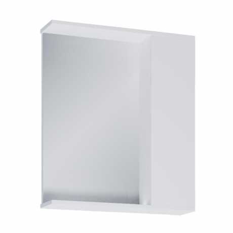 Зеркало-шкаф Volna Lake 60 с LED подсветкой правое белый