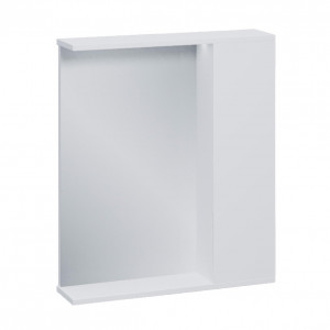 Зеркало-шкаф Volna Lake 70 с LED подсветкой правое белый