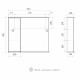 Зеркало-шкаф Volna Lake 80 с LED подсветкой левое белый — рис. 3