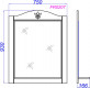 Зеркало Aqwella Franchesca 75 — рис. 5