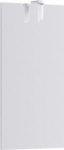 Зеркало Aqwella Леон-MP 40 белое, со светильником