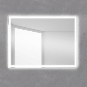 Зеркало BelBagno SPC-GRT 100x80 c LED-подсветкой, кнопочный выключатель