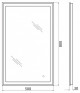 Зеркало BelBagno SPC-GRT 50x80 c LED-подсветкой, сенсорный выключатель — рис. 4