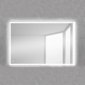 Зеркало BelBagno SPC-GRT 90x80 c LED-подсветкой, сенсорный выключатель