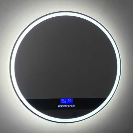 Зеркало BelBagno SPC-RNG 70 с LED-подсветкой, bluetooth, термометром и радио