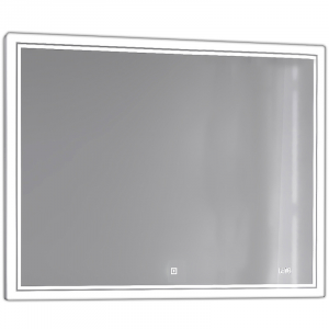 Зеркало Jorno Slide 100 с подсветкой и часами