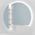 Зеркало Jorno Solis 140 с подсветкой и полкой