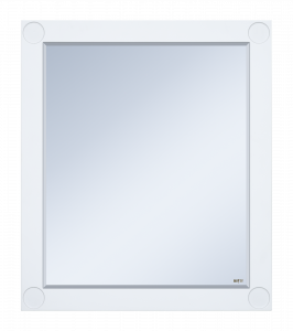 Зеркало Misty Лейла 70 в раме белое