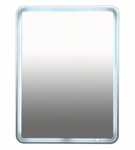 Зеркало Misty Неон 3 LED 60 сенсор на корпусе с круглыми углами