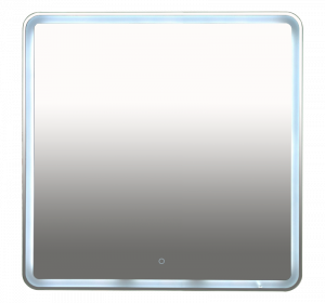 Зеркало Misty Неон 3 LED 80 сенсор на зеркале с круглыми углами