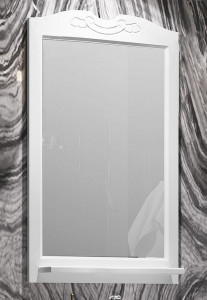 Зеркало Opadiris Брунелла 65 белое матовое