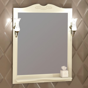 Зеркало Opadiris Клио 85 слоновая кость