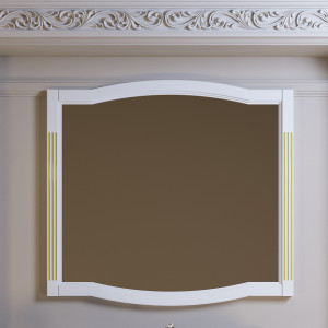 Зеркало Opadiris Лаура 120 с золотой патиной