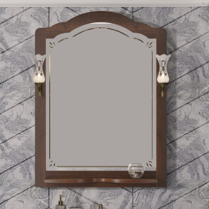 Зеркало Opadiris Лоренцо 80 светлый орех
