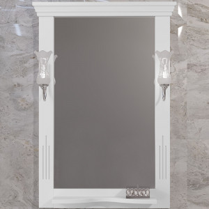 Зеркало Opadiris Риспекто 65 белый матовый