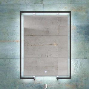 Зеркало Velvex Gelou 60 zkGEL.60-21.54 с подсветкой черный