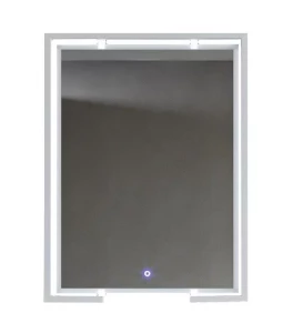 Зеркало Velvex Gelou 60 zkGEL.60-21.58 с подсветкой белый