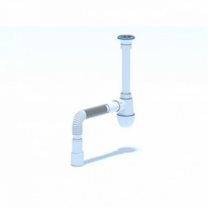 Сифон АниПласт 1 1/4"*40 с гибкой трубой 40*40/50
