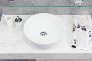 Столешница Velex Unit 100 белый мрамор