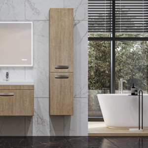 Пенал подвесной Estea 35 дуб санремо