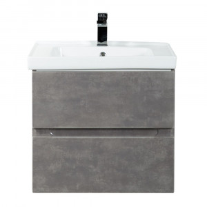 Тумба под раковину ART&MAX Techno 60 подвесная с двумя ящиками