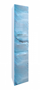 Шкаф-пенал Visbaden 30 1 ящик Blue marble L