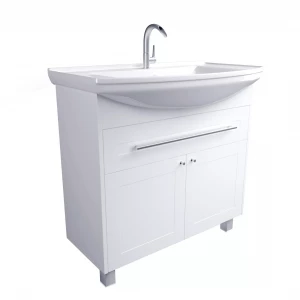 Тумба с раковиной 1MarKa Lina Classic New 85 1 ящик